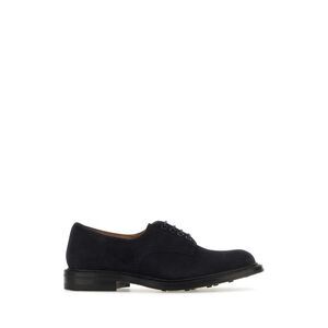 Tricker's Men Midnight Blue Suede Daniel Lace-Up Shoes